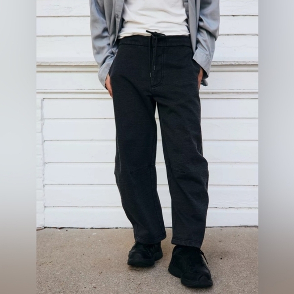 UO BDG Men's Relaxed fit Bowed Sweatpants Barely Green Athleasure Cozy Cabin L - Picture 1 of 10